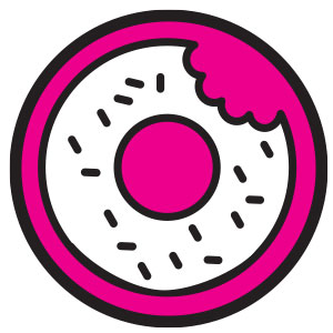 Icon of a donut